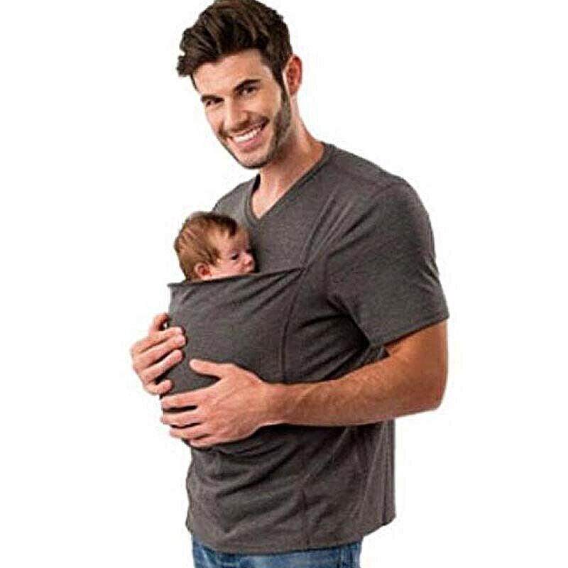 Comfortable Unisex Carry Shirt with Elastic Baby Carrier