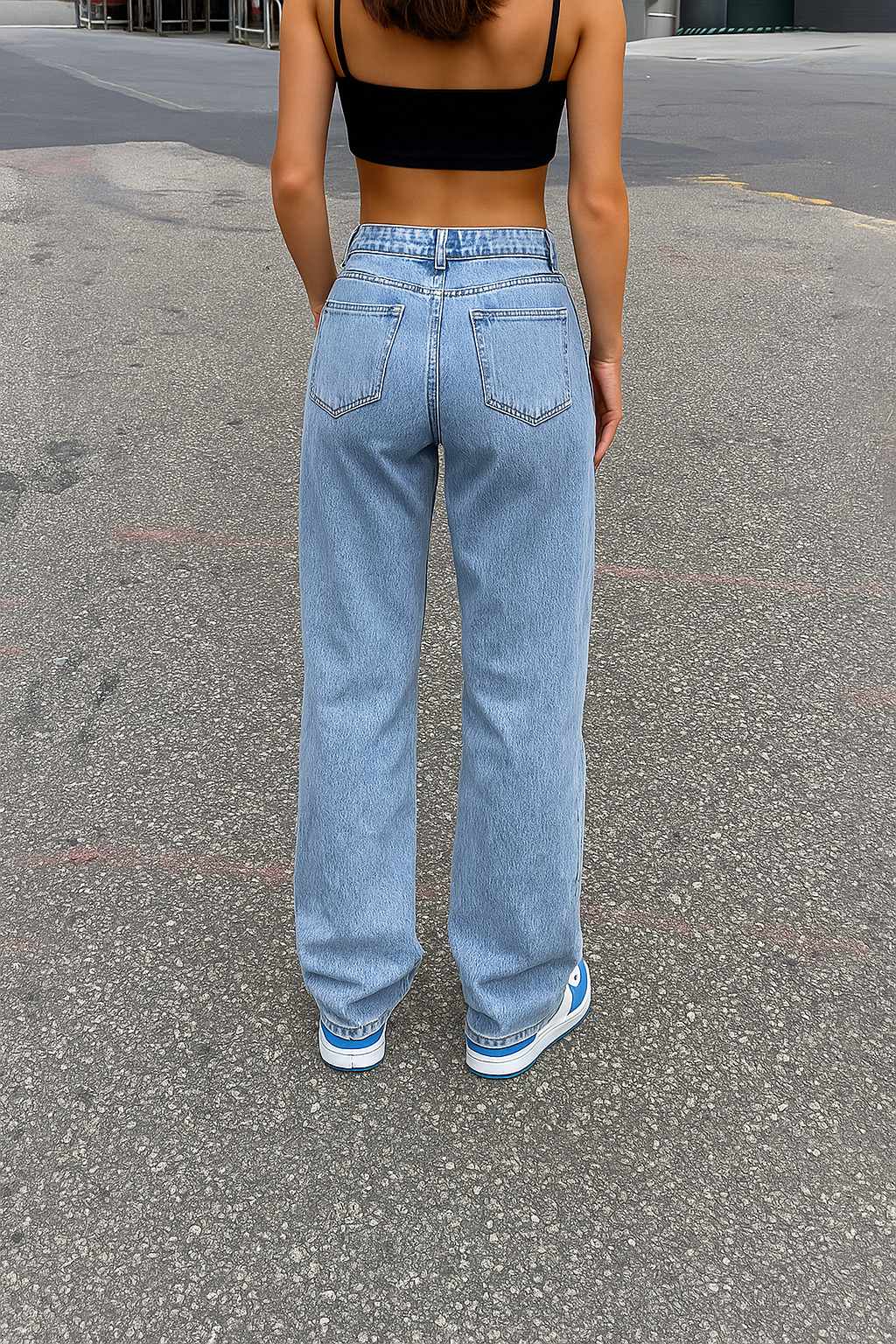 Betti | Vintage Baggy Jeans with Straight Legs