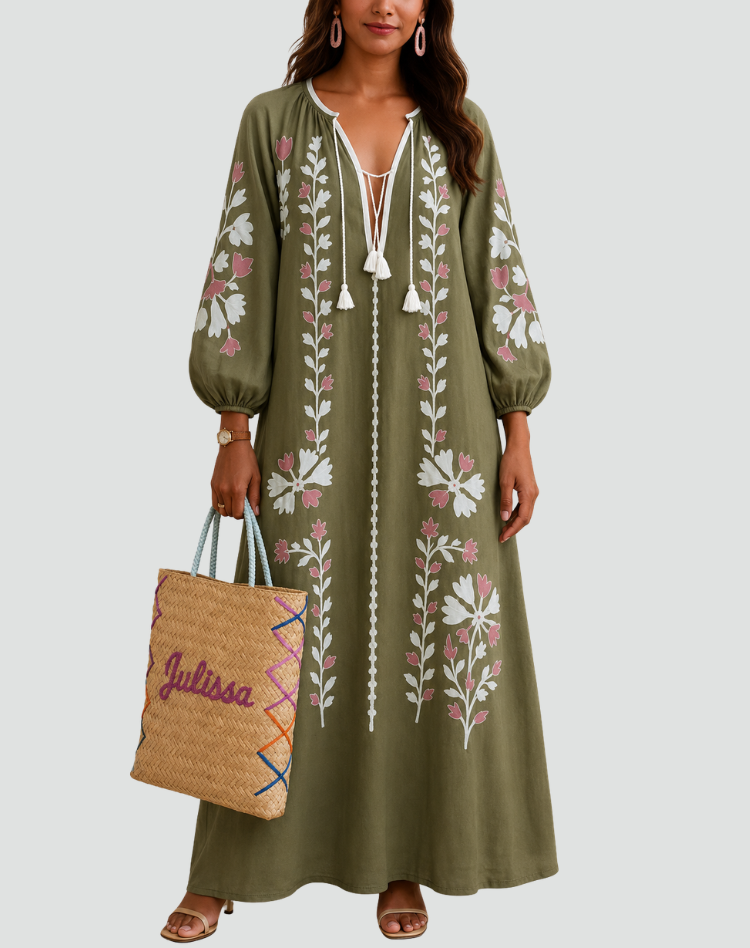 Paisleigh | Elegant Ladies Boho Maxi Dress
