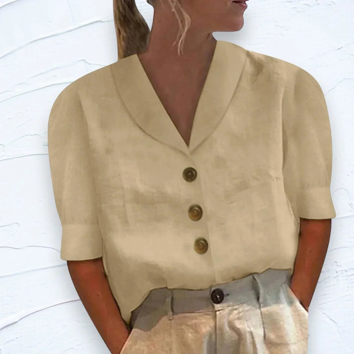 Meline | Linen Blouse for Women