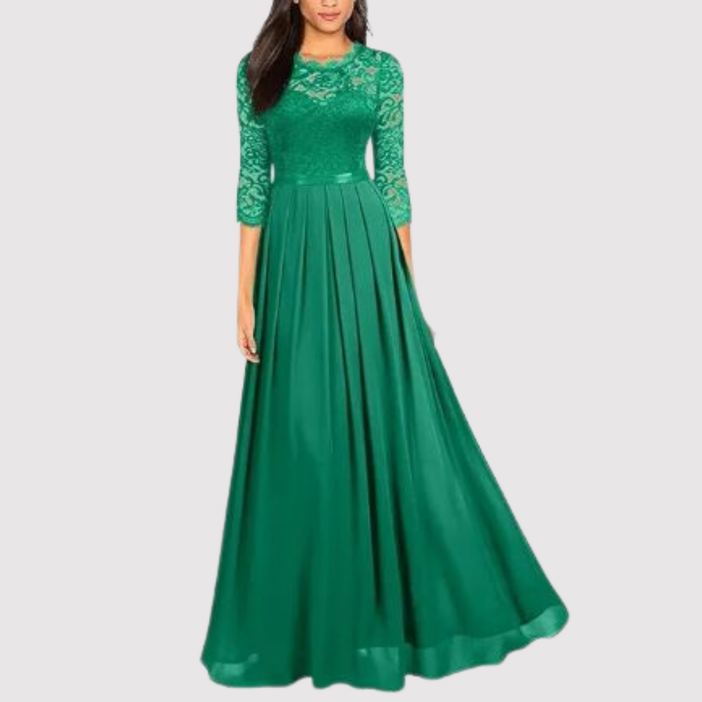 Elke | Elegant Evening Dress with Lace and Flowing Skirt Gala Dresses