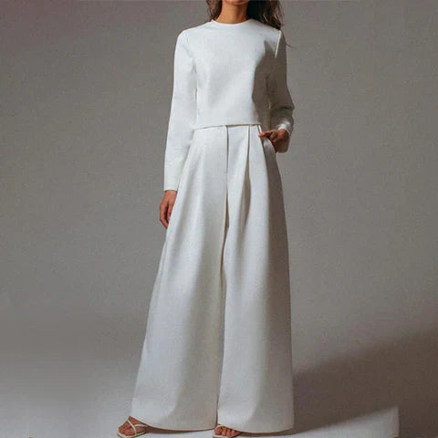 Chic comfortable ladies set with elegant structure