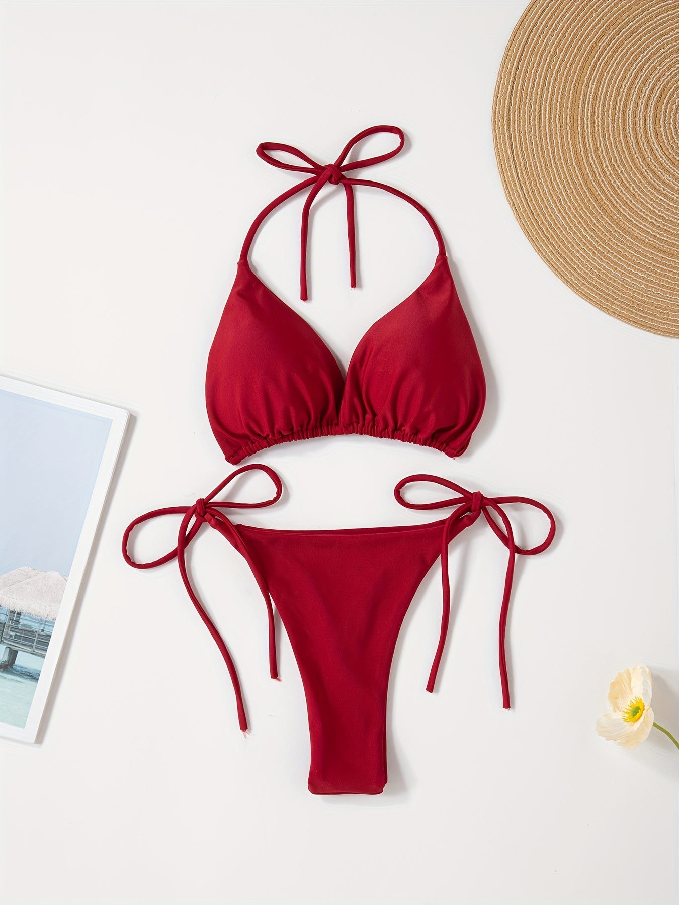 Gaity | Minimalist Bikini with Bow Details