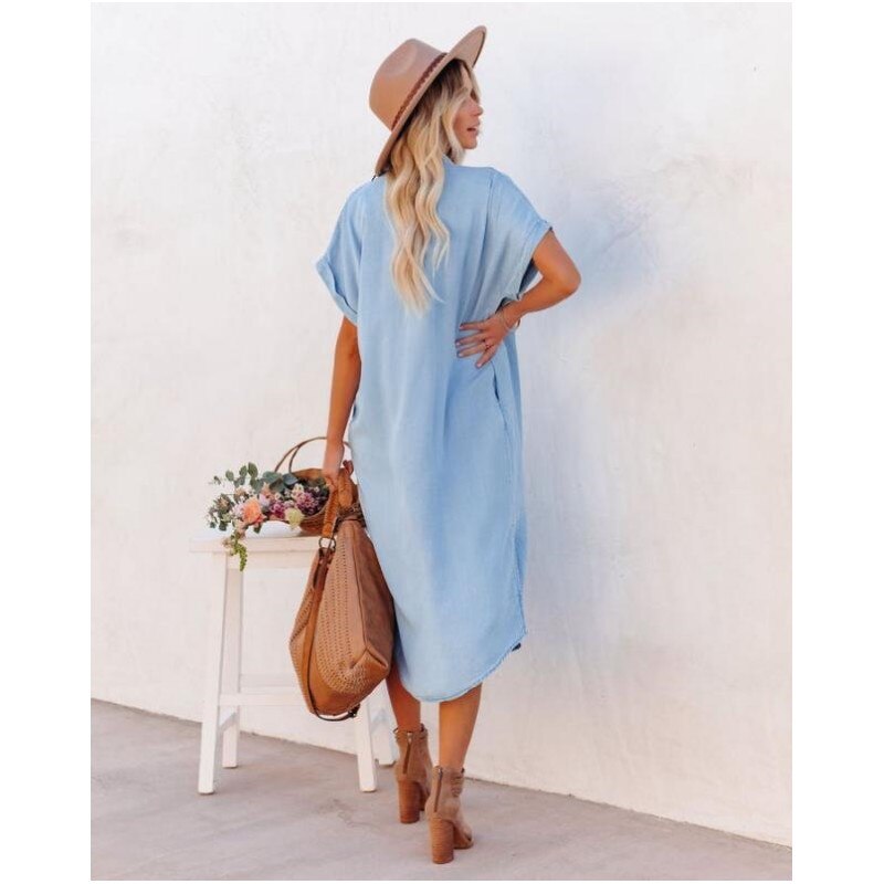 Orlah | Relaxed Denim Ladies Blouse Dress