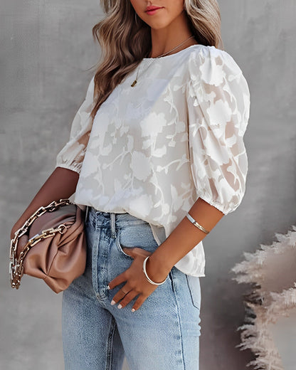 Dorothy | Elegant Women's Floral Print Blouse