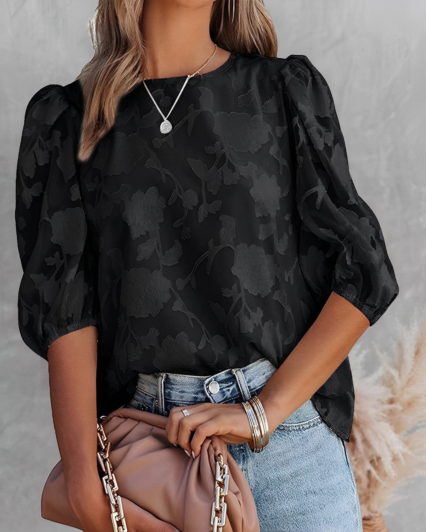 Dorothy | Elegant Women's Floral Print Blouse