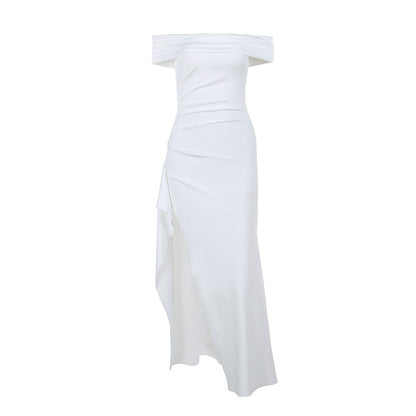Genny | Gala Dresses Off-Shoulder Slit Maxi Dress