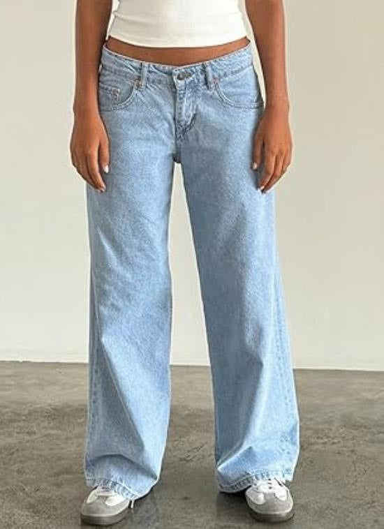 Yaella | Low Rise Straight-Leg Women's Jeans