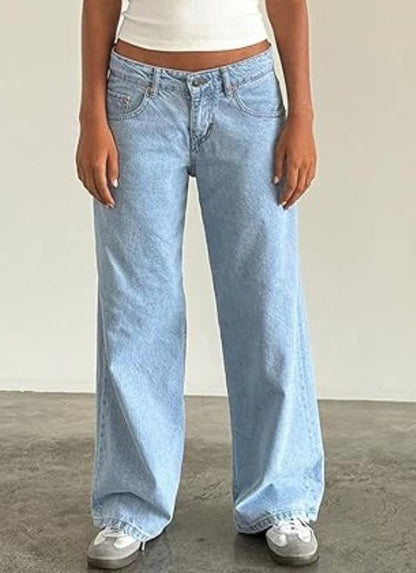 Yaella | Low Rise Straight-Leg Women's Jeans