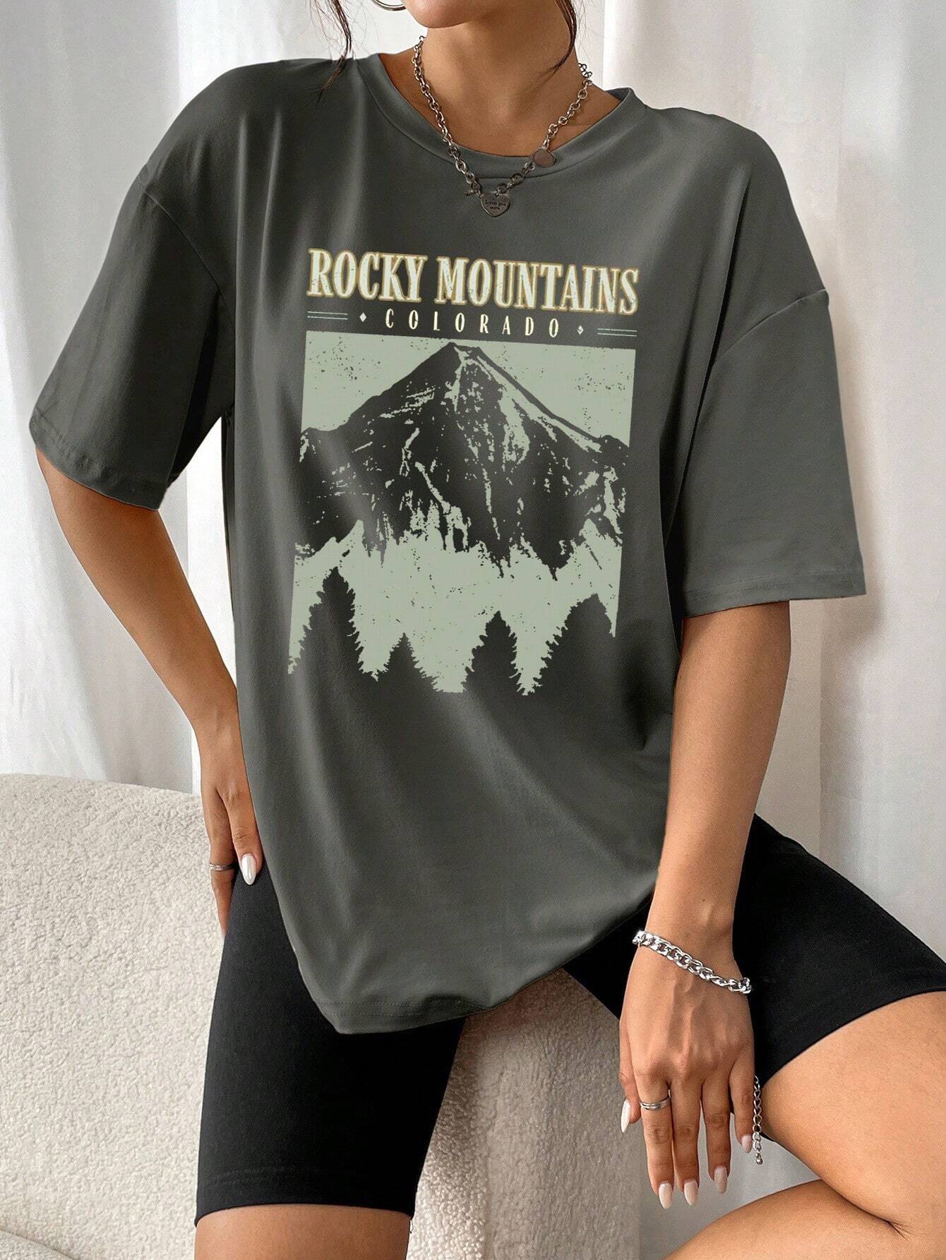 Stylish Oversized Women's T-shirt With Print