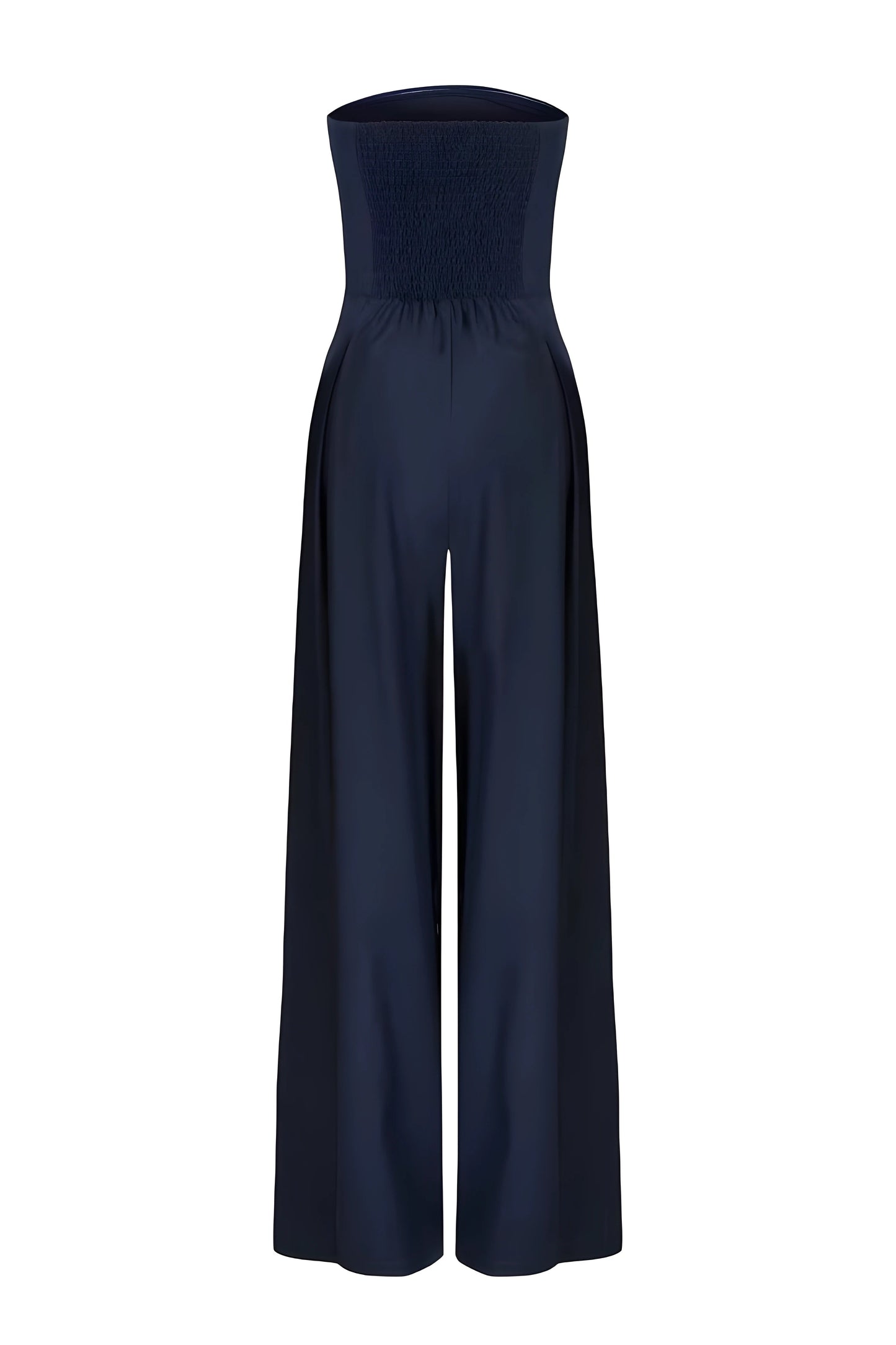 Chic Strapless Women's Jumpsuit With High Waist And Wide Legs