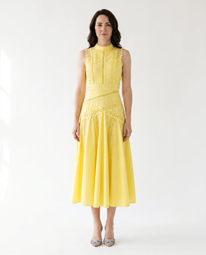 vivian-mouwloze-midi-jurk-geel-1