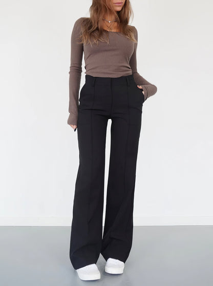 Keny | Tailored Trousers with Straight Legs