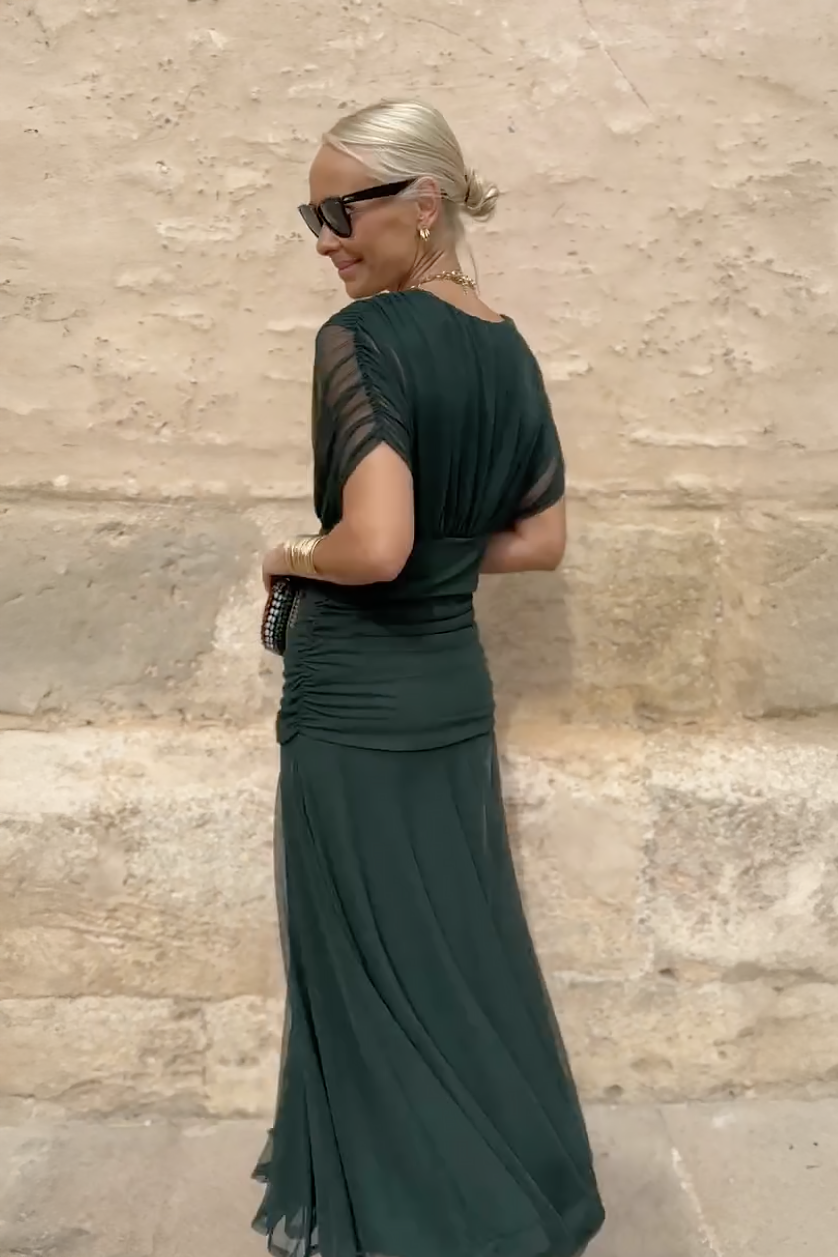 Stylish Off-Shoulder Maxi Dress For Women With Airy Fit