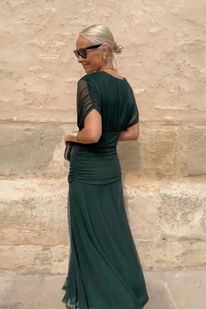 Stylish Off-Shoulder Maxi Dress For Women With Airy Fit
