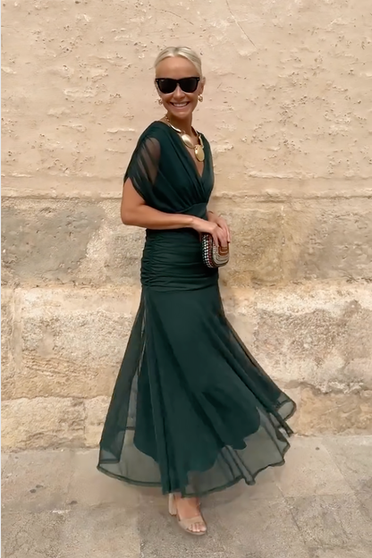 Stylish Off-Shoulder Maxi Dress For Women With Airy Fit