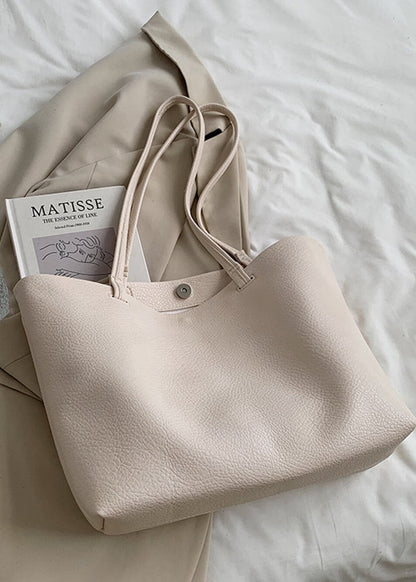 Trendy Spacious Women's Shoulder Bag with Soft Leather