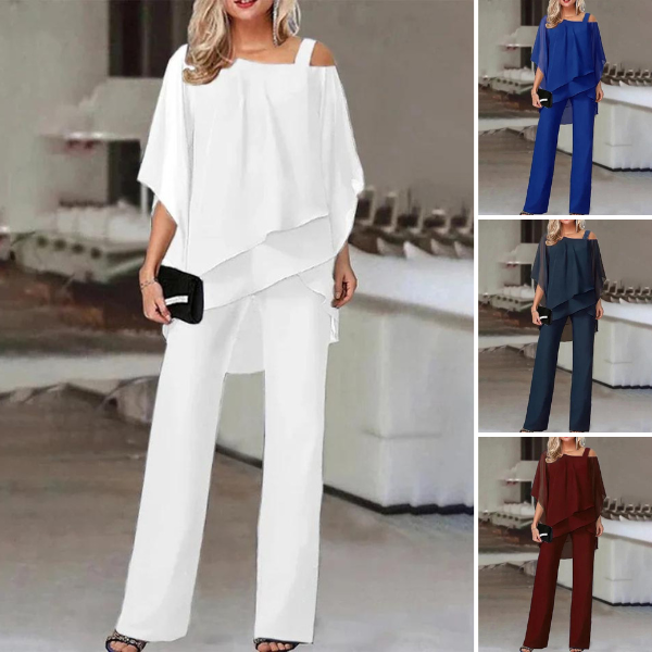 Rianne | Two-Piece Off-Shoulder Chiffon Set