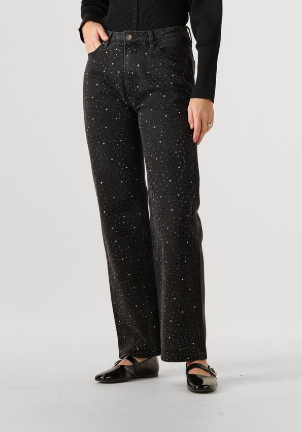 Laila | Straight-Leg Jeans with Glitter Details