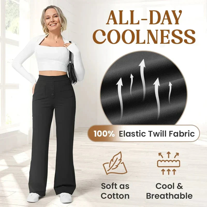 Amalie | High Waist Wide Leg Pants