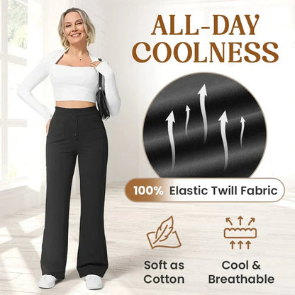 Amalie | High Waist Wide Leg Pants