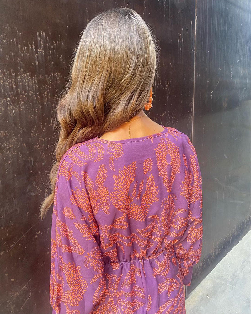 Catrina | Bohemian Midi Dress for Women with Print