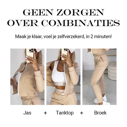 Thea | Luxury 3-Piece Tracksuit Set