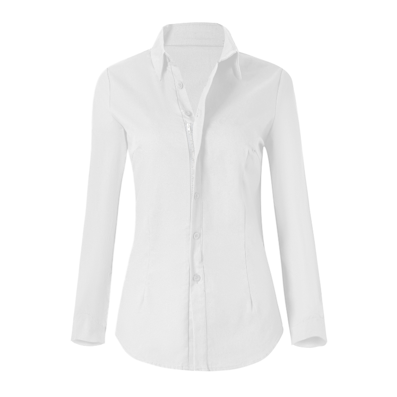 Trendy Classic Women's Blouse with Long Sleeves
