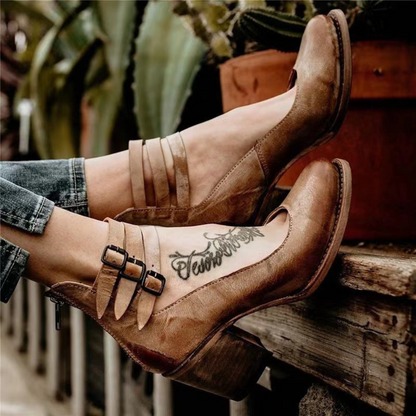 Misa | Leather Ankle Boots