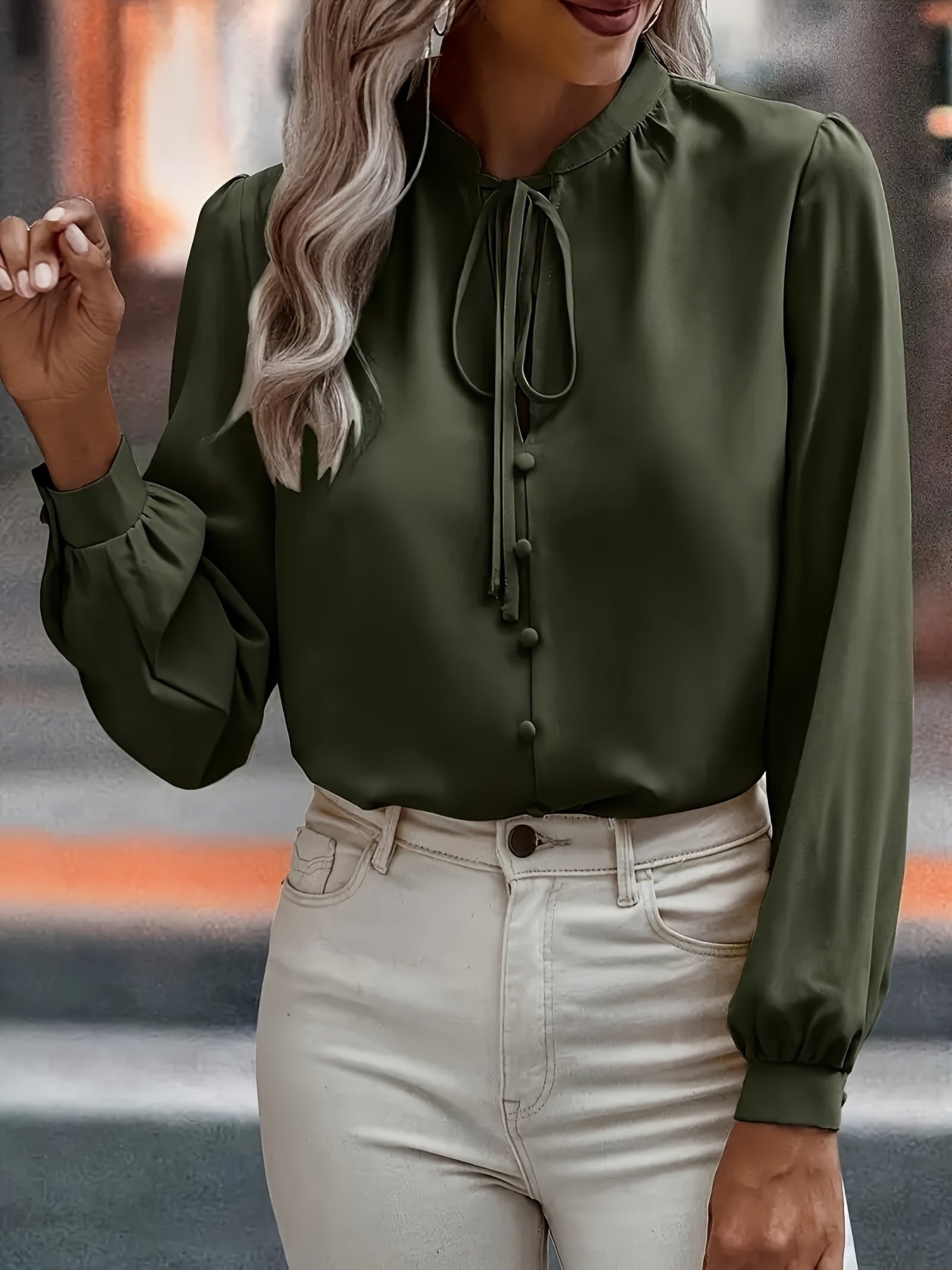 Angela | Blouse with Bow