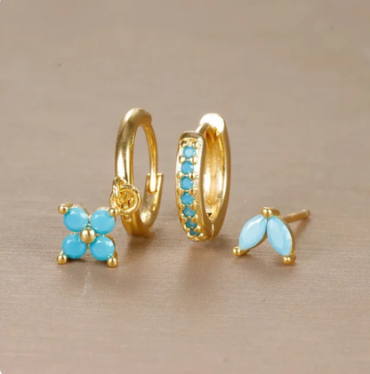 Luxury Women's Earrings Set with Fine Details and Timeless Design