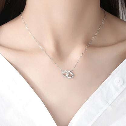 Silke | Heart-Shaped Jewelry Set with Rhinestones