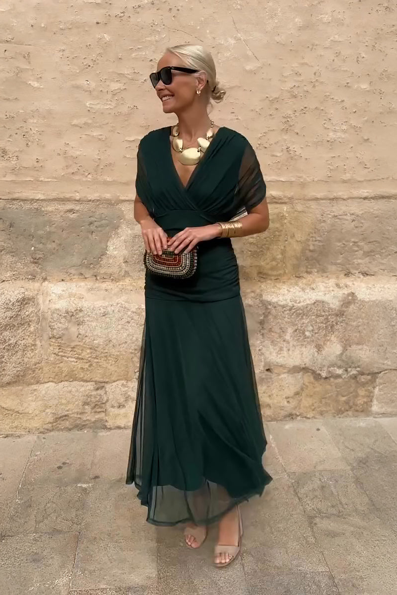 Stylish Off-Shoulder Maxi Dress For Women With Airy Fit