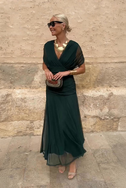 Stylish Off-Shoulder Maxi Dress For Women With Airy Fit