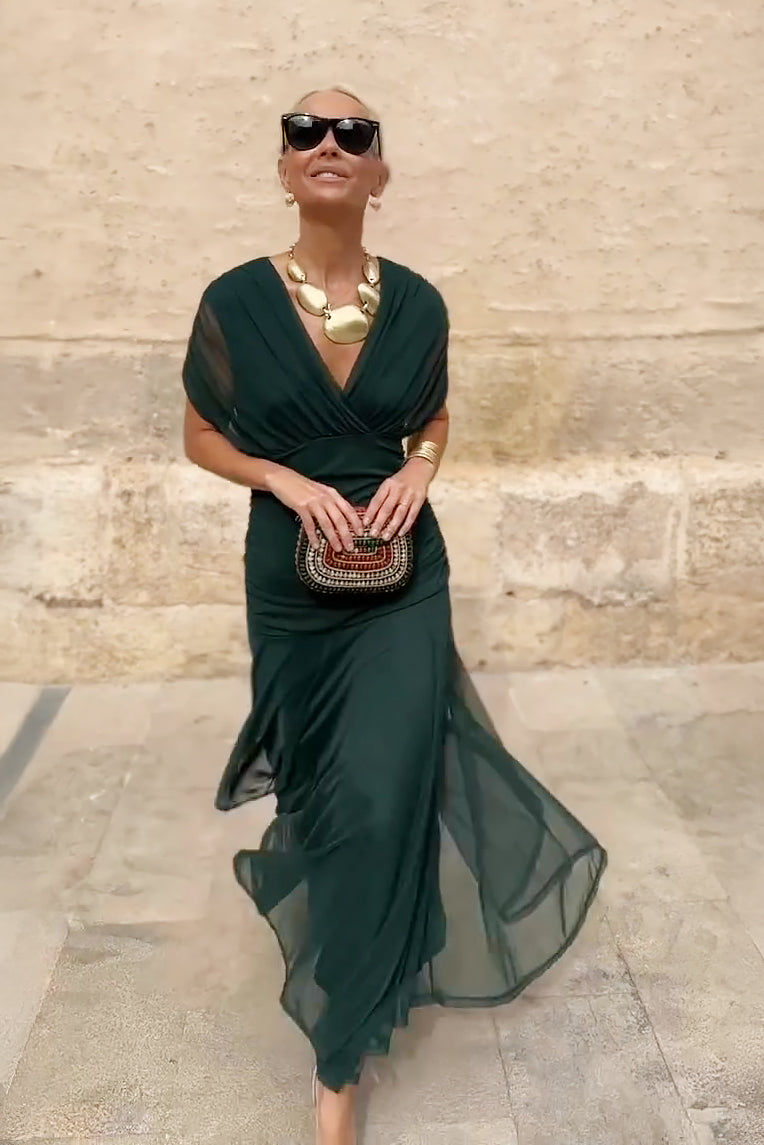 Stylish Off-Shoulder Maxi Dress For Women With Airy Fit