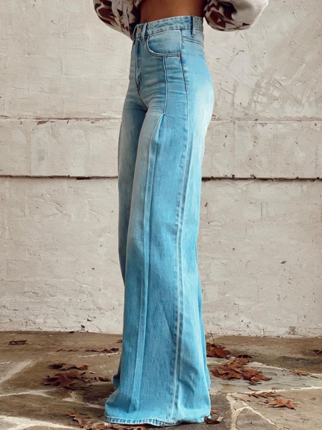 Maleah | High-Waist Wide-Leg Jeans