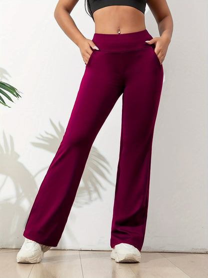 Phaedra | Sporty Flared Jogging Pants