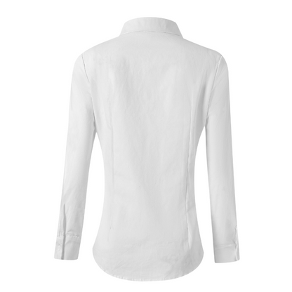Trendy Classic Women's Blouse with Long Sleeves