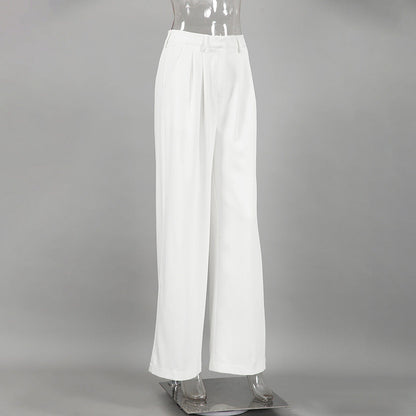 Ilena| High Waist Trousers with Wide Legs