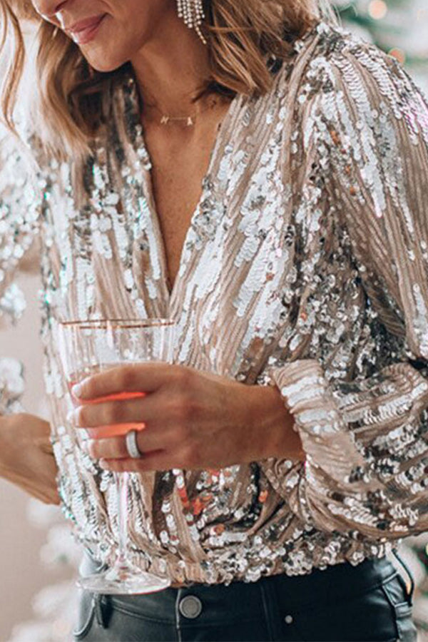 Dylan | Luxury Sequin Blouse