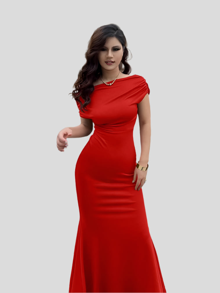 Tavia | Luxury Evening Dress with Fishtail Cut Gala Dress