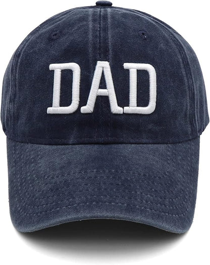 Stylish Baseball Cap With Embroidered Mom/Dad Lettering
