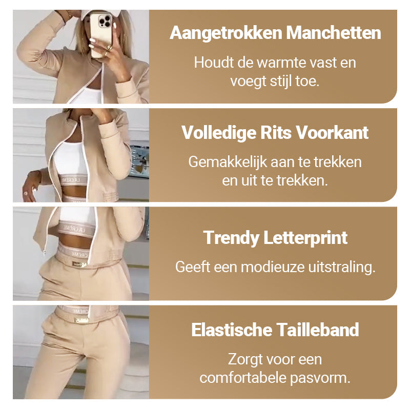 Thea | Luxury 3-Piece Tracksuit Set