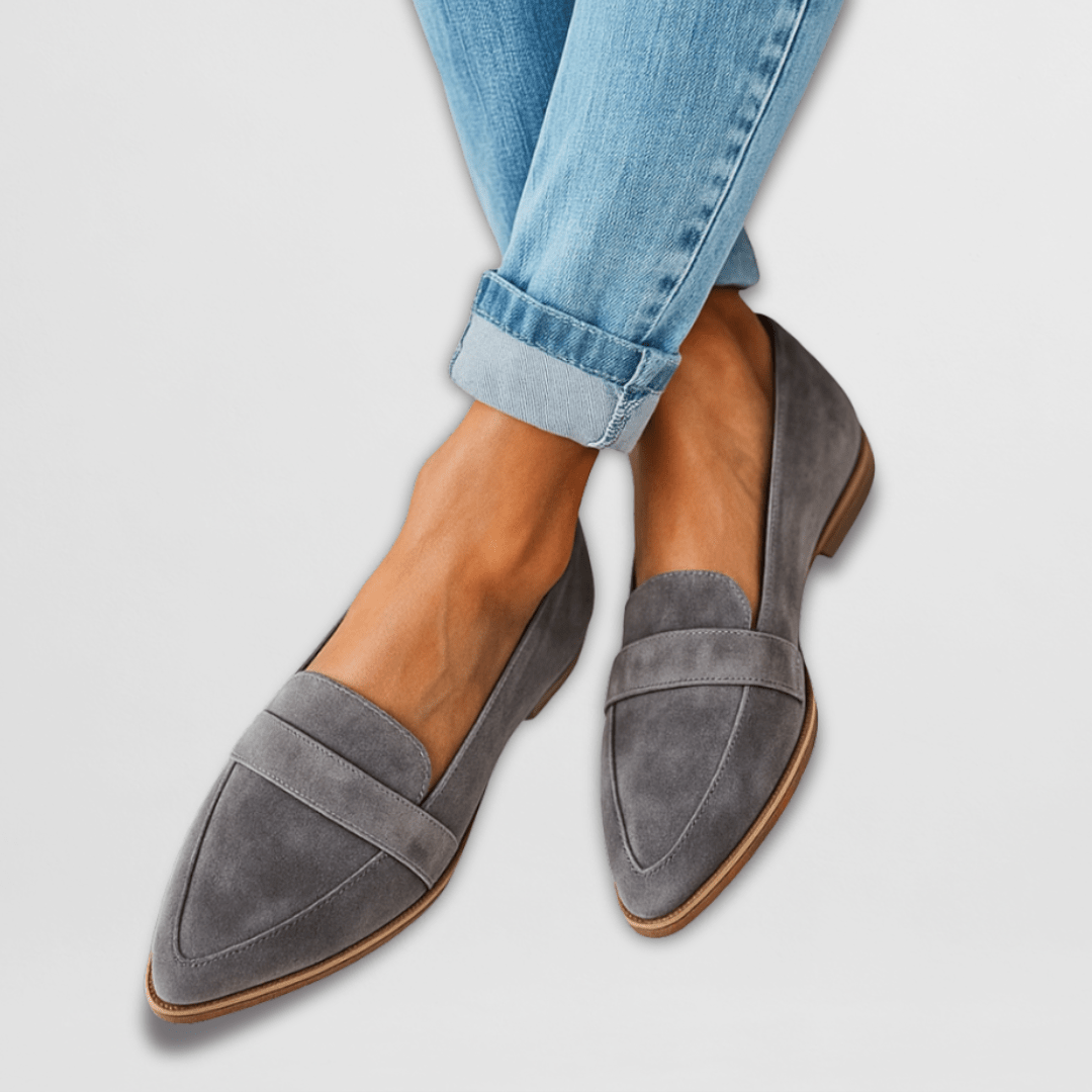 Orthopedic Loafers With Soft Fit And Pointed Toe