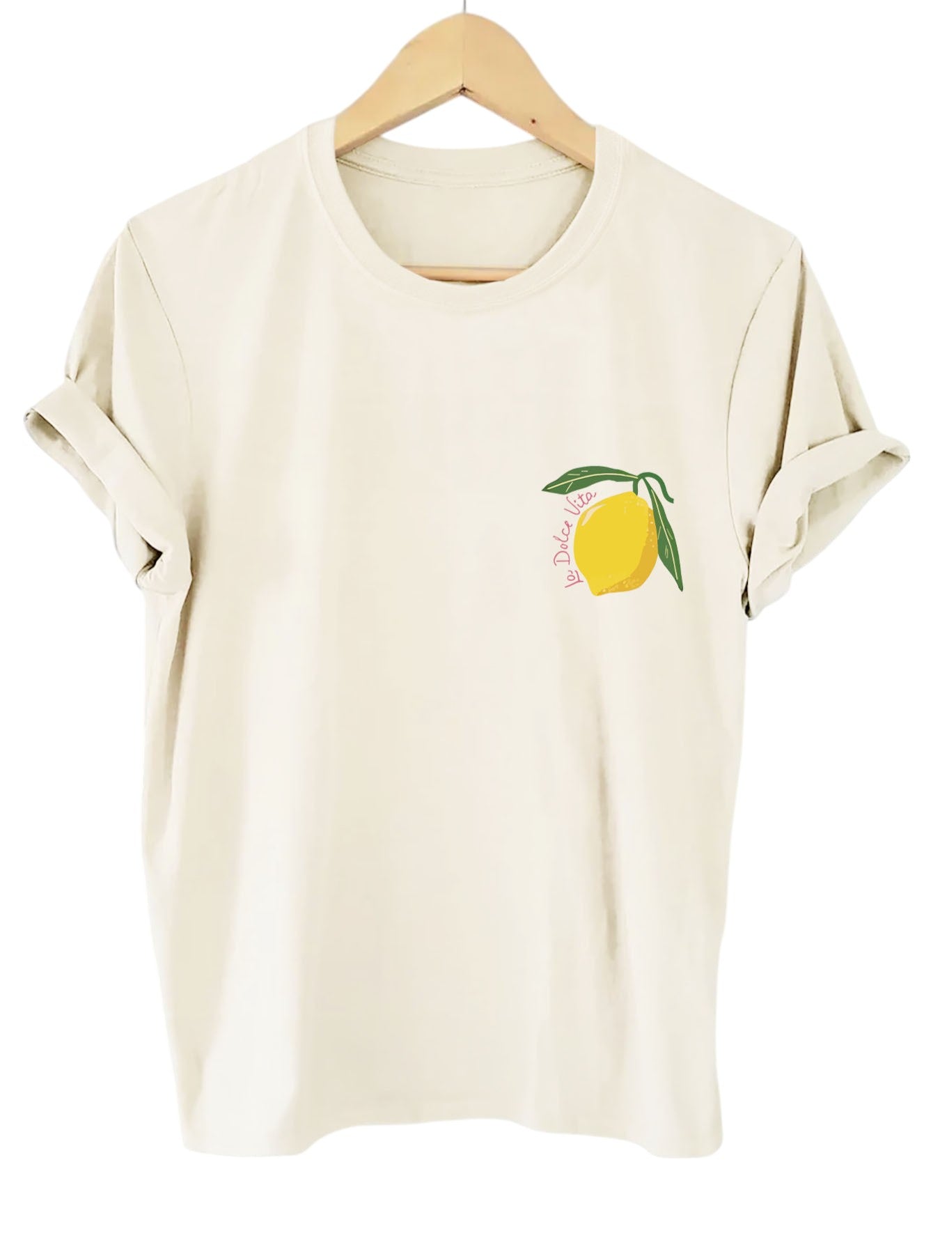 Comfortable Women's T-shirt with Lemon Print