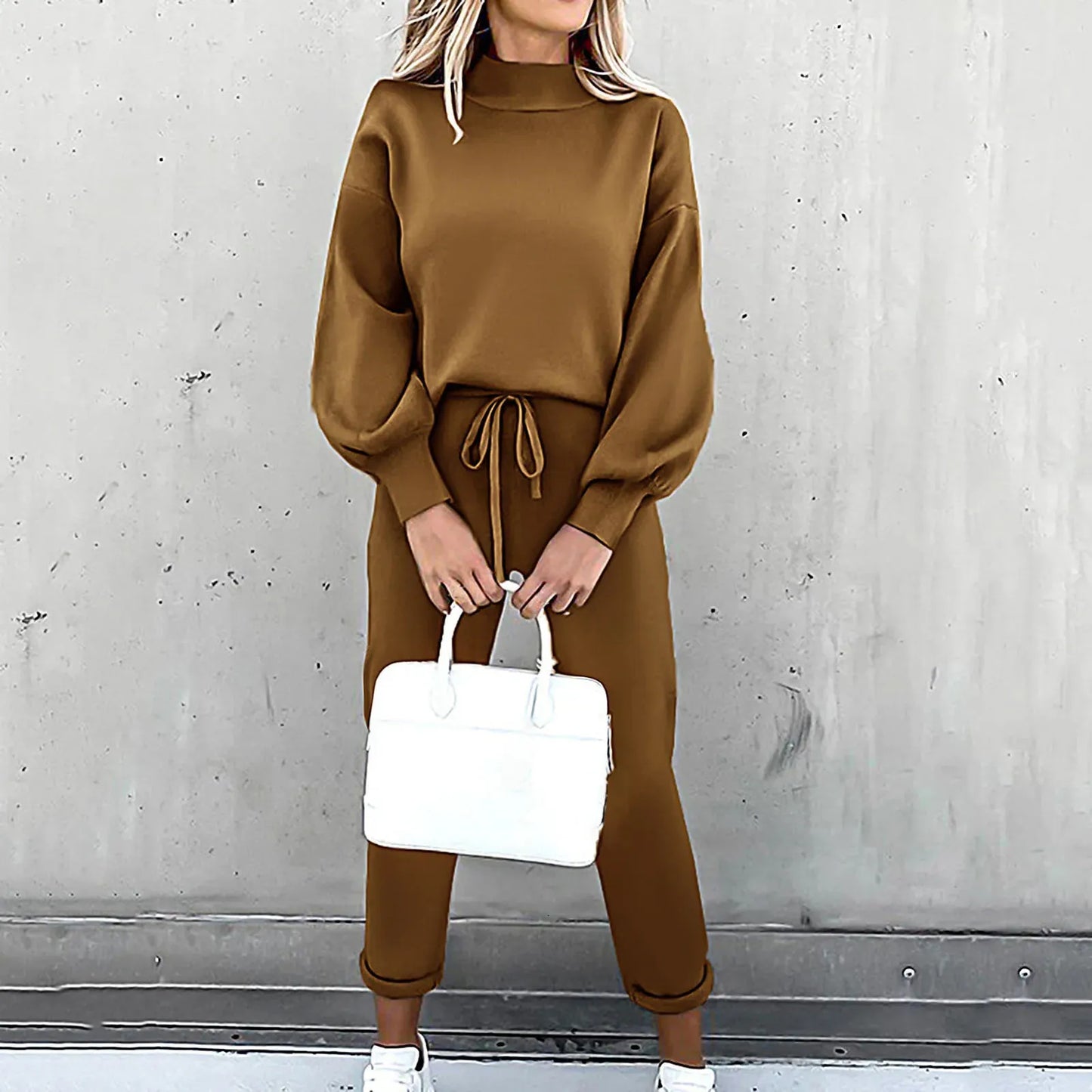 Loungewear Set for Women with Long Sleeves