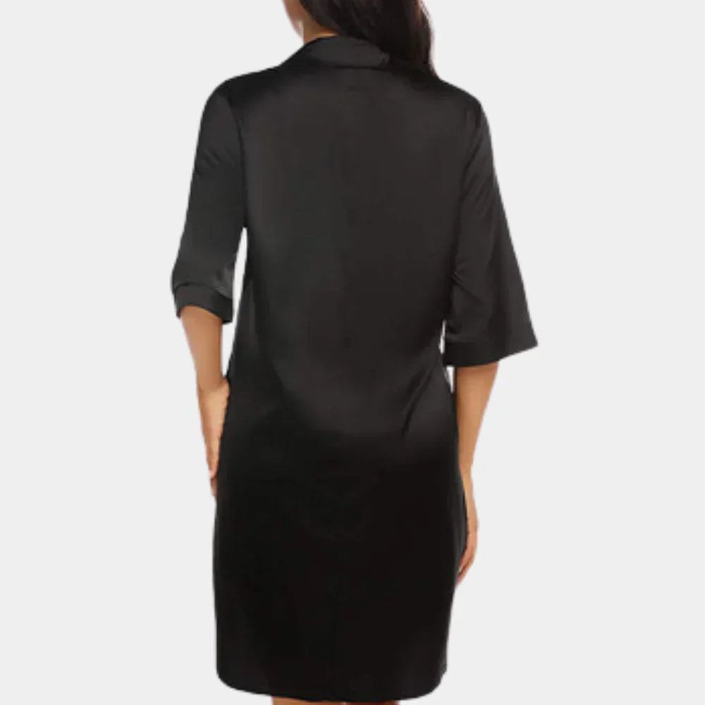 Comfortable Women's Satin Nightgown with Loose Fit