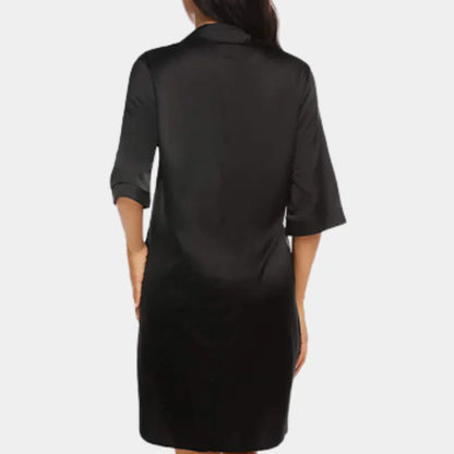 Comfortable Women's Satin Nightgown with Loose Fit