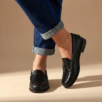 Penny Loafers For Women With Round Toe