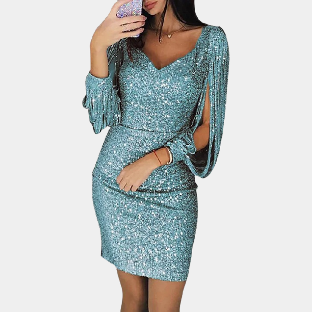 Isra | Shiny Sequin Dress